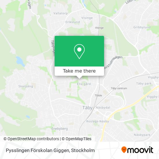 Pysslingen Förskolan Giggen map