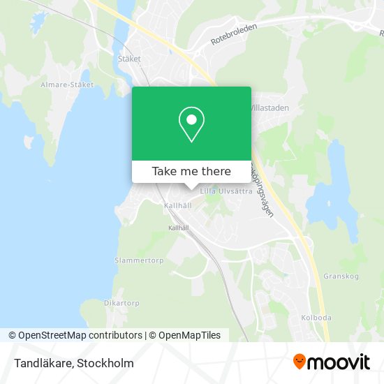 Tandläkare map