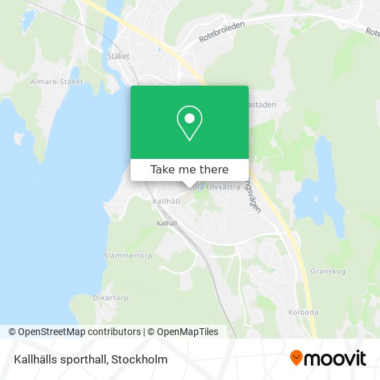 Kallhälls sporthall map