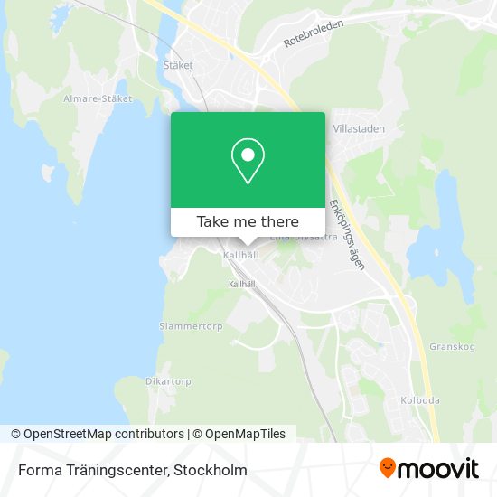 Forma Träningscenter map