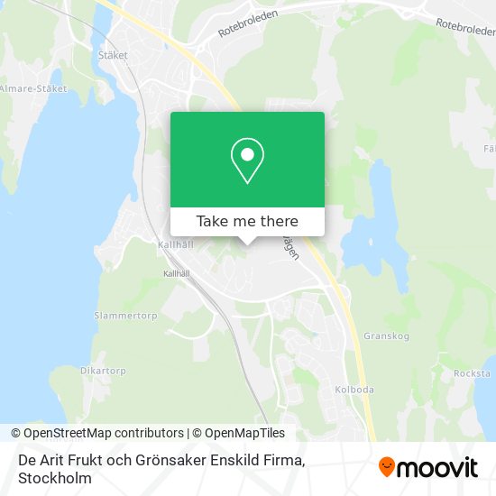 De Arit Frukt och Grönsaker Enskild Firma map