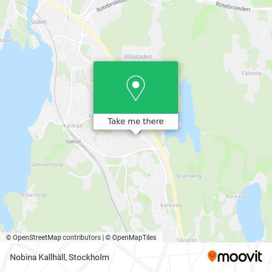 Nobina Kallhäll map