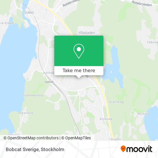 Bobcat Sverige map