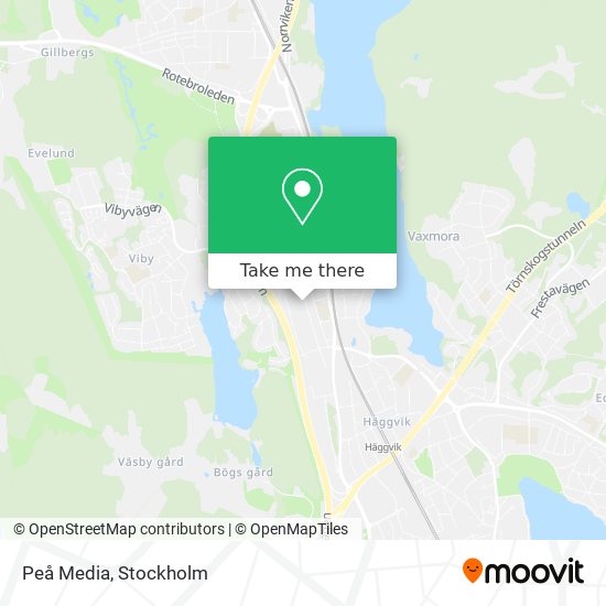 Peå Media map