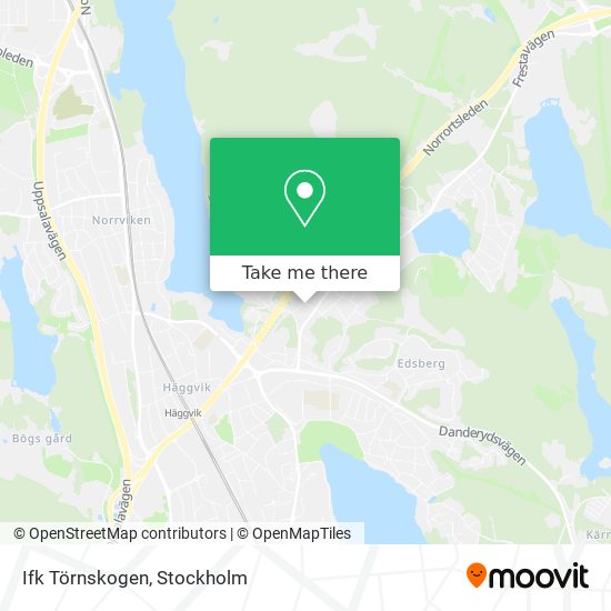 Ifk Törnskogen map