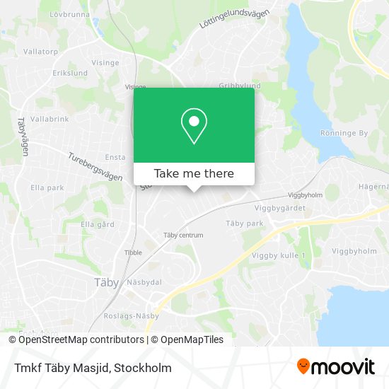 Tmkf Täby Masjid map