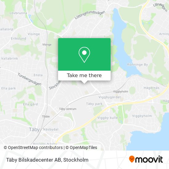 Täby Bilskadecenter AB map