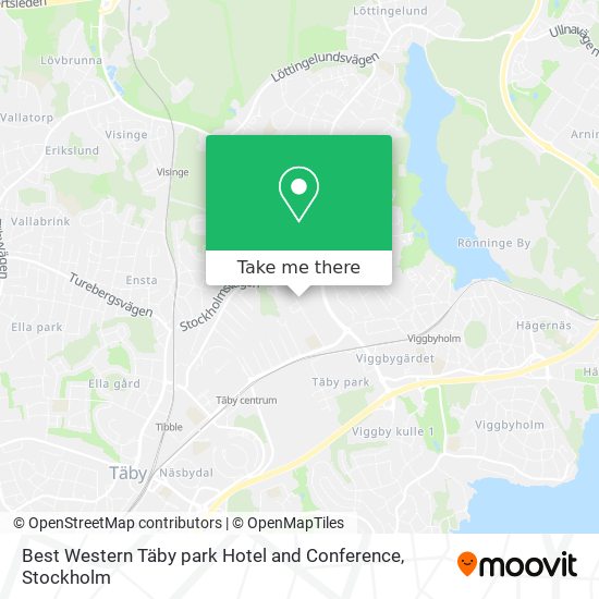 Best Western Täby park Hotel and Conference map