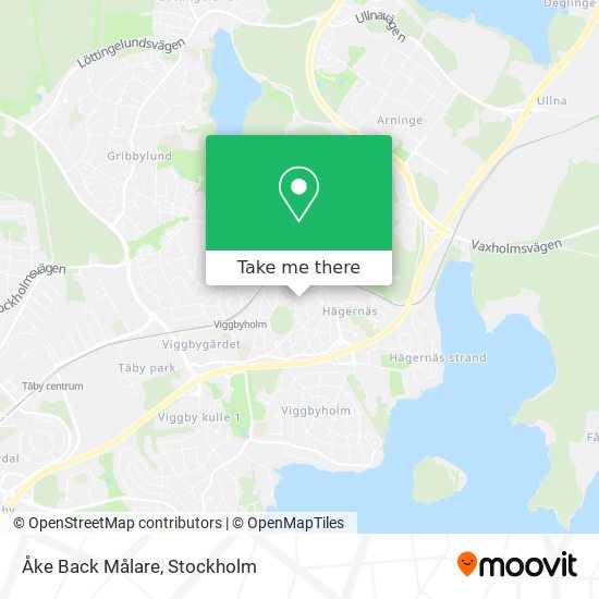 Åke Back Målare map