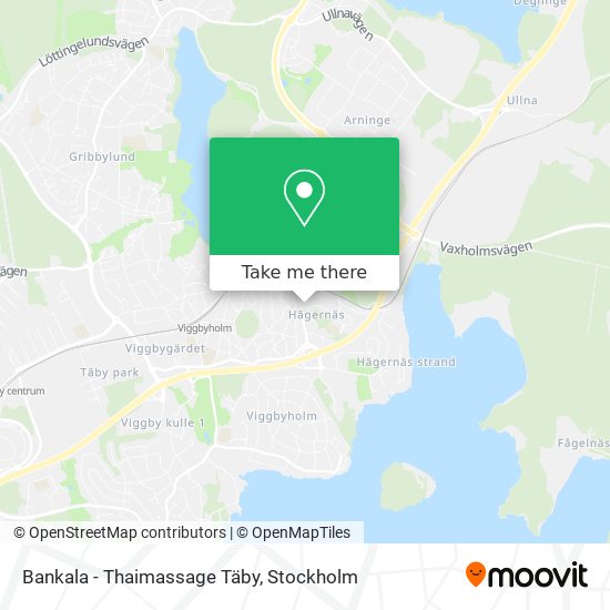 Bankala - Thaimassage Täby map