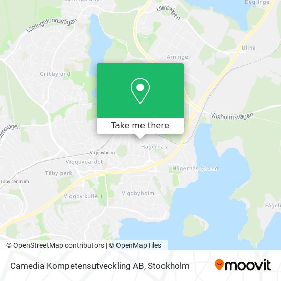 Camedia Kompetensutveckling AB map