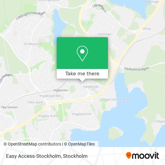 Easy Access-Stockholm map