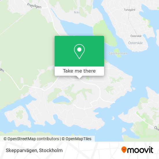 Skepparvägen map