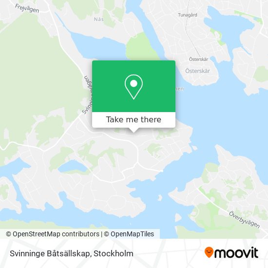 Svinninge Båtsällskap map