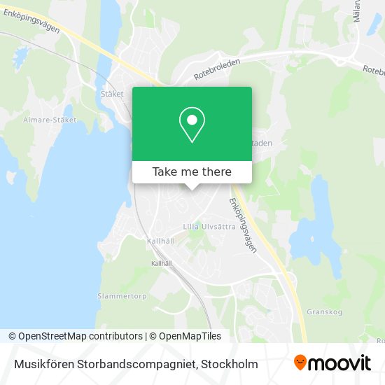 Musikfören Storbandscompagniet map