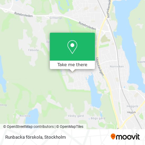 Runbacka förskola map