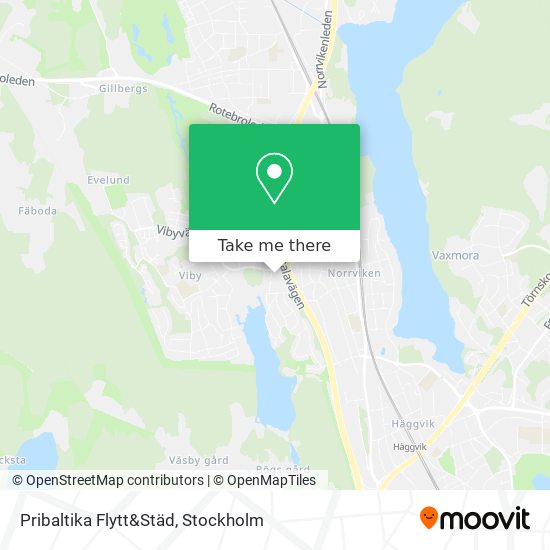 Pribaltika Flytt&Städ map
