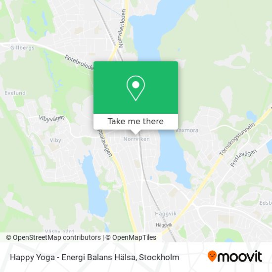 Happy Yoga - Energi Balans Hälsa map