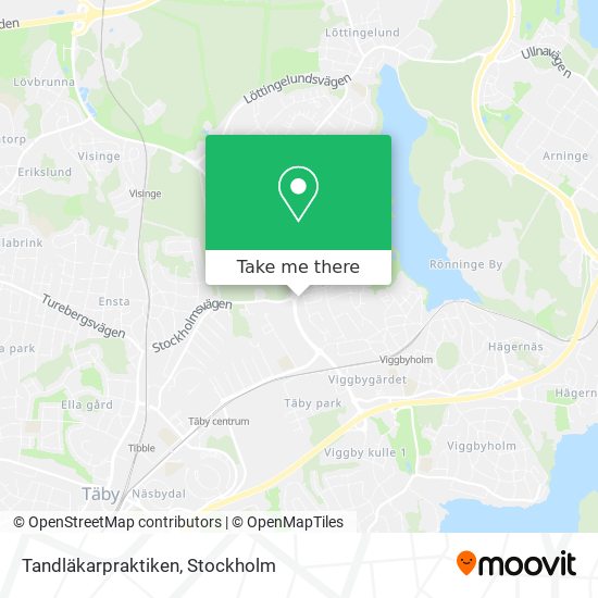 Tandläkarpraktiken map