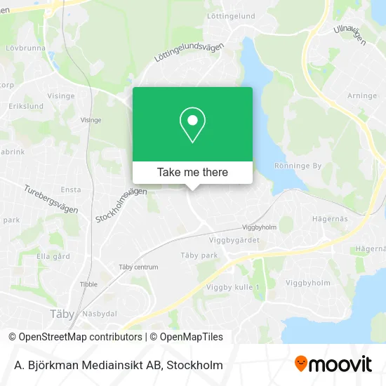 A. Björkman Mediainsikt AB map