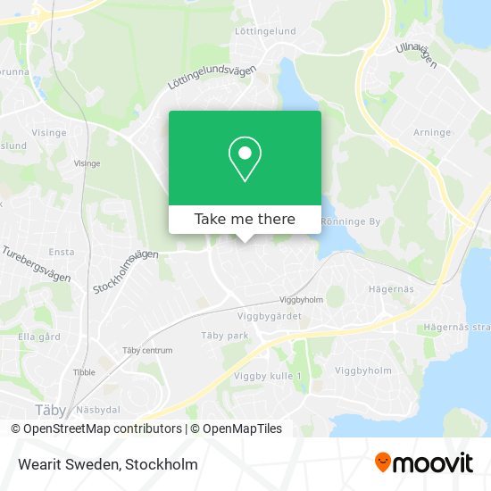 Wearit Sweden map