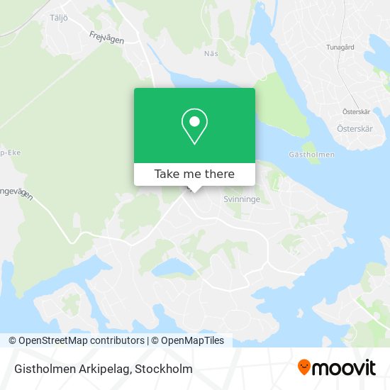 Gistholmen Arkipelag map