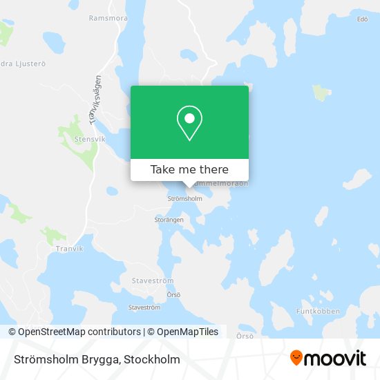 Strömsholm Brygga map