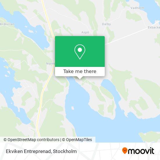 Ekviken Entreprenad map