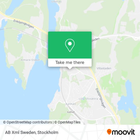 AB Xml Sweden map