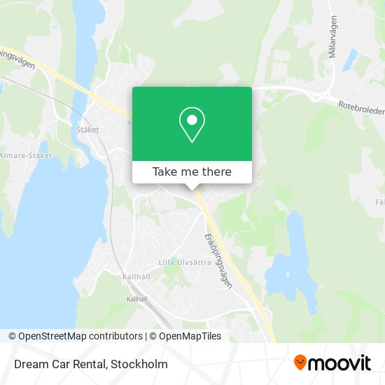 Dream Car Rental map