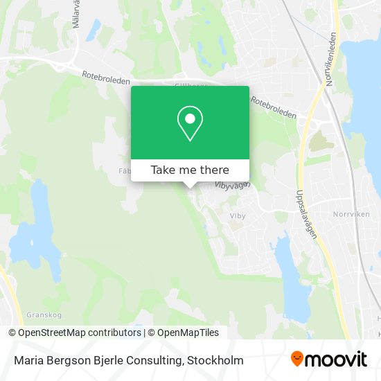 Maria Bergson Bjerle Consulting map