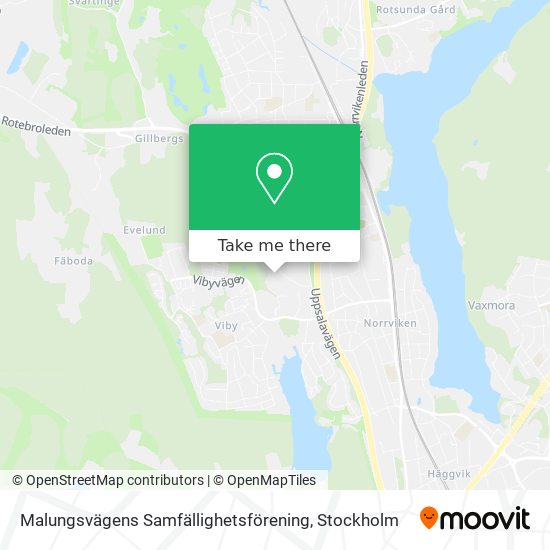 Malungsvägens Samfällighetsförening map