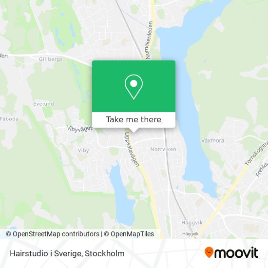 Hairstudio i Sverige map