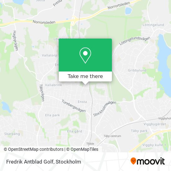 Fredrik Antblad Golf map