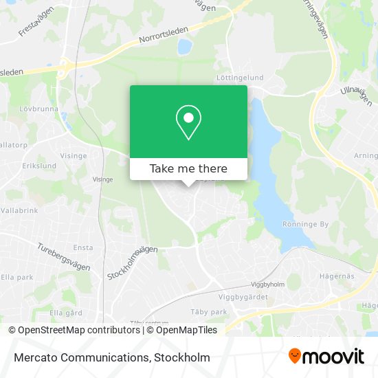 Mercato Communications map