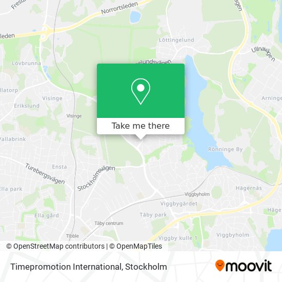 Timepromotion International map