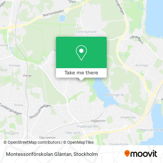 Montessoriförskolan Gläntan map