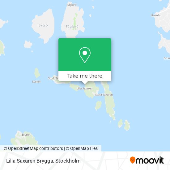 Lilla Saxaren Brygga map