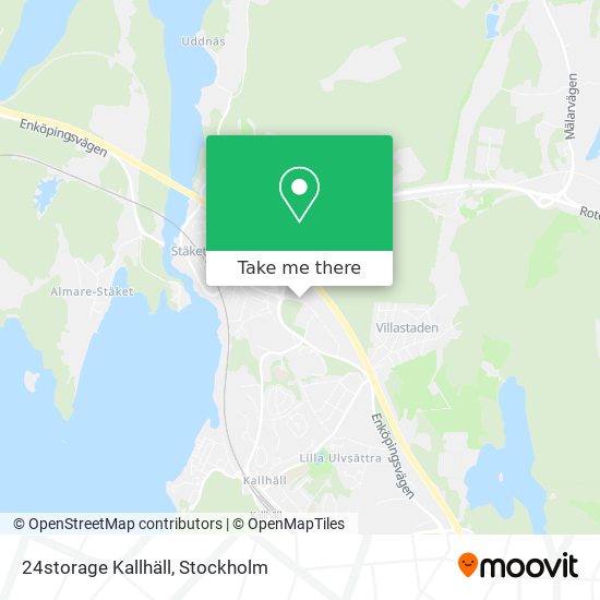 24storage Kallhäll map