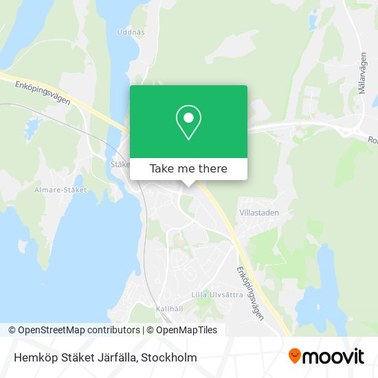 Hemköp Stäket Järfälla map