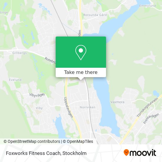 Foxworks Fitness Coach map