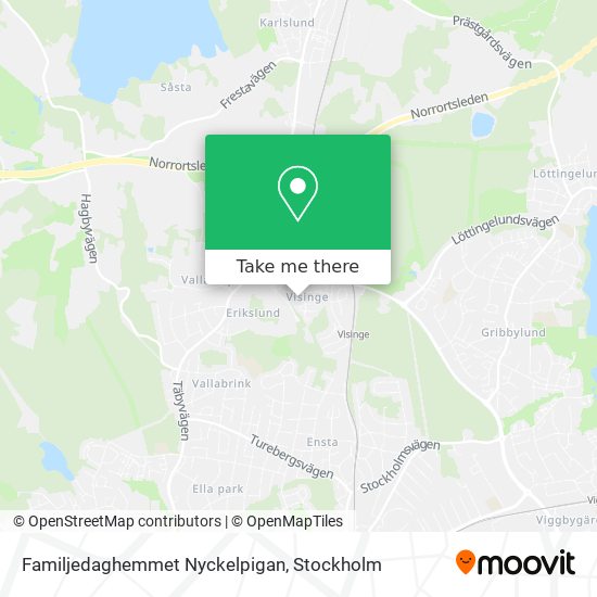 Familjedaghemmet Nyckelpigan map