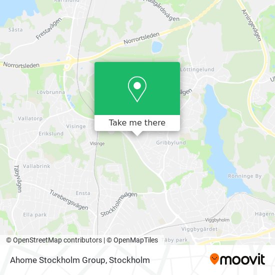 Ahome Stockholm Group map