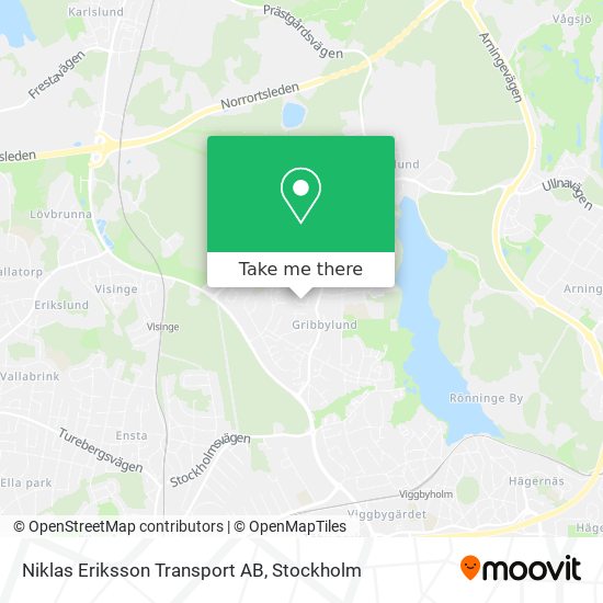 Niklas Eriksson Transport AB map