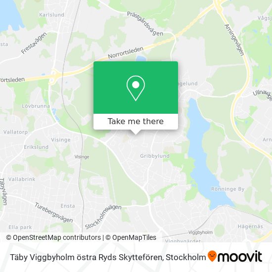 Täby Viggbyholm östra Ryds Skyttefören map