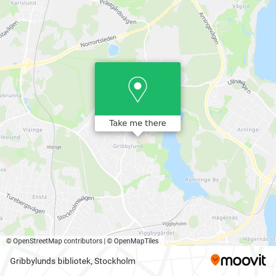 Gribbylunds bibliotek map