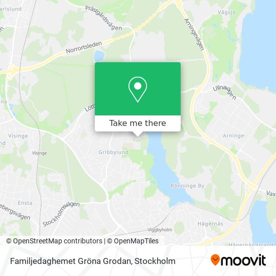 Familjedaghemet Gröna Grodan map