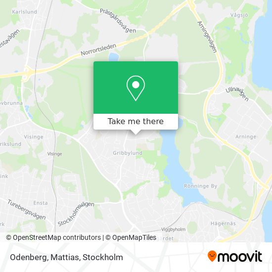 Odenberg, Mattias map