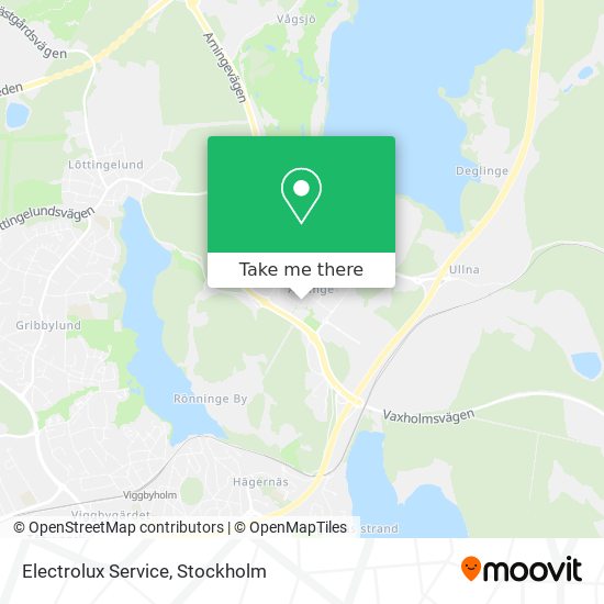 Electrolux Service map