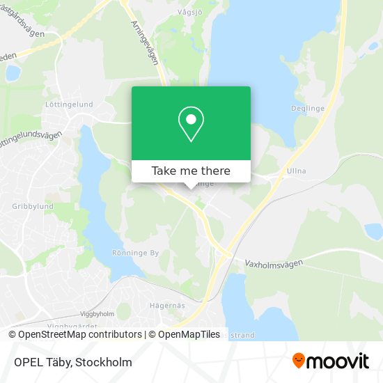 OPEL Täby map